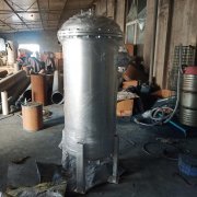 大口徑油水分離器DN500立式法蘭油水分離器DN1000汽水分離